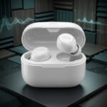 KTA True Wireless Bluetooth Earbuds with Charging Case - Glossy White - Image 3